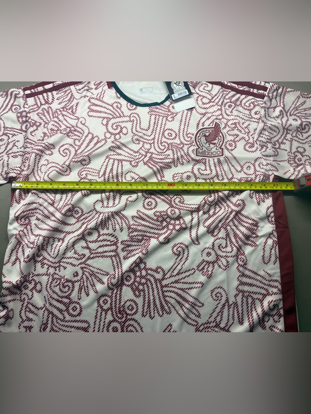 New w/ Tags NATIONAL TEAM MEXICO Away World Cup 2022 Soccer Size Large Slim Fit - Picture 6 of 7